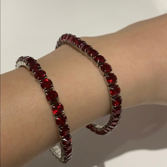 Bohemian bracelet set RED - Picture 5 of 6